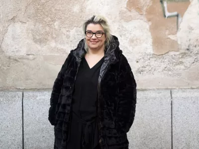 - 07.12.2022 - Ivana Djilas, gledališka režiserka, pisateljica in kolumnistka.//FOTO: Nik Erik Neubauer