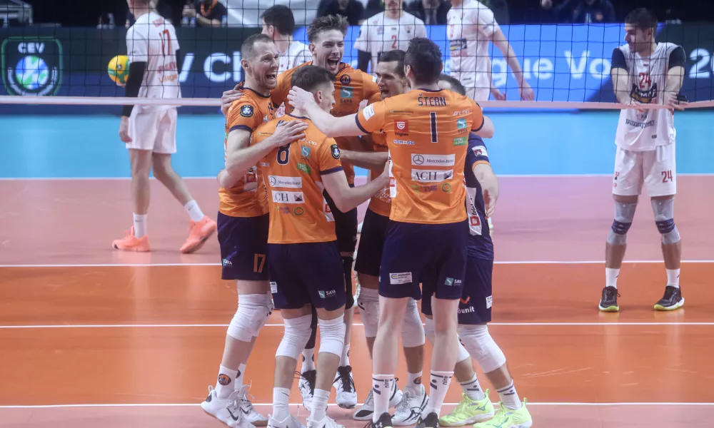 - 27.11.2025 - odbojka - kvalifikacije za ligo prvakov - ACH Volley: Radnički Kragujevac//FOTO: Jaka Gasar