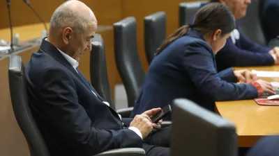 Janez Janša SDS23.04.2025 - nadaljevanje seje DZ, na dnevnem redu je med drugim interpelacija o delu in odgovornosti vladeFoto: Luka Cjuha