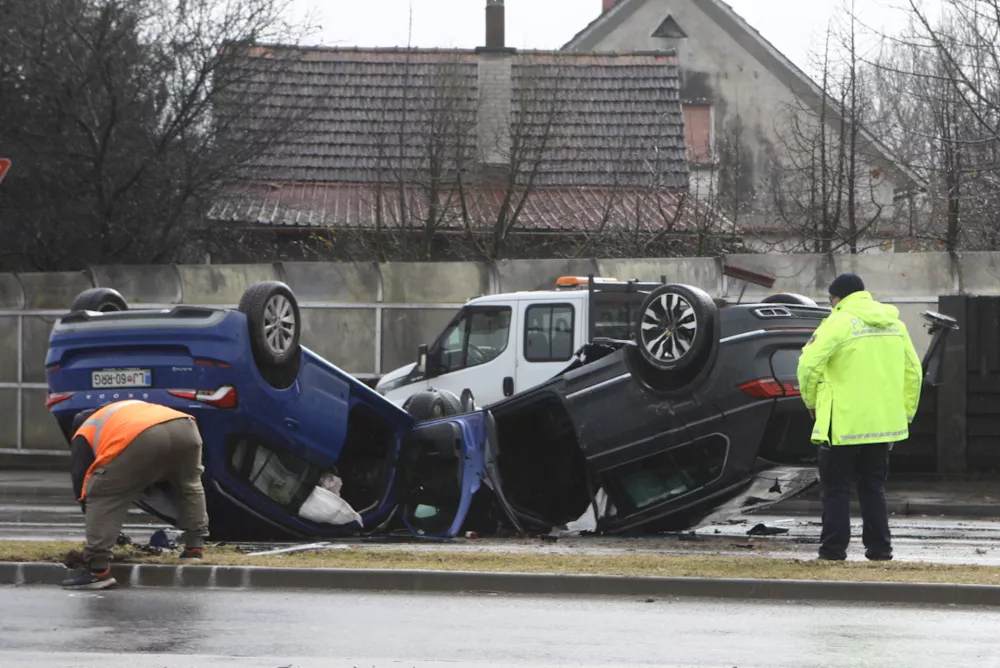 prometna nesreča šmartinska cesta foto luka cjhha