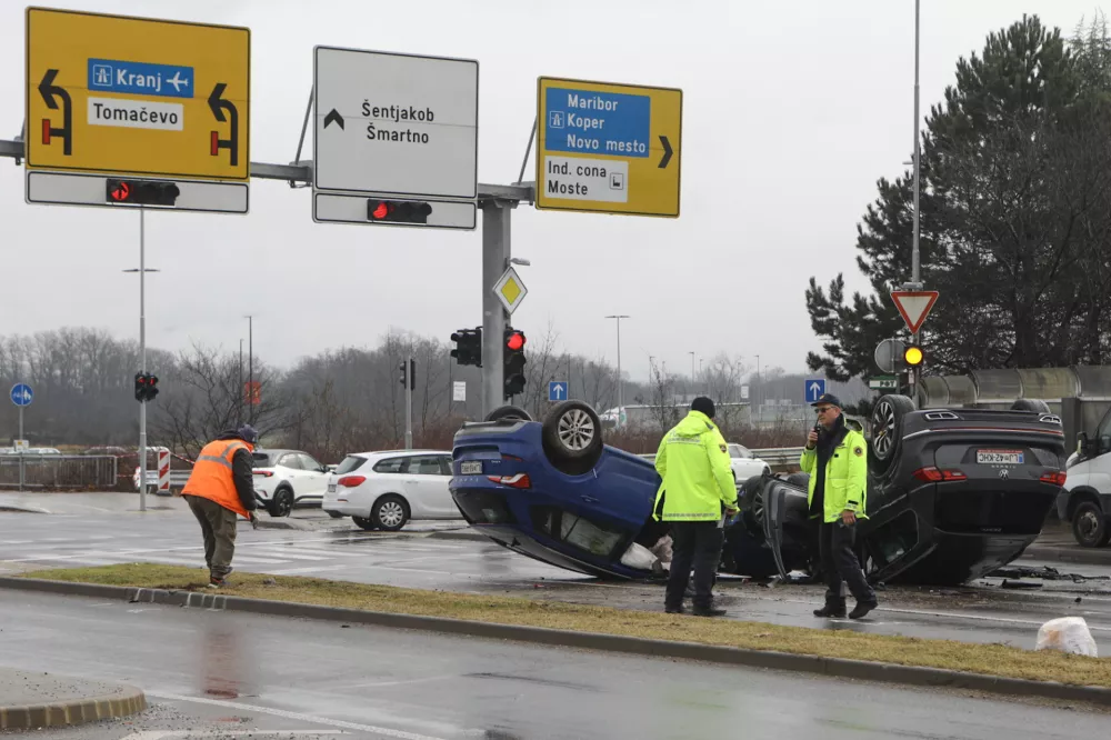 prometna nesreča šmartinska cesta foto luka cjhha