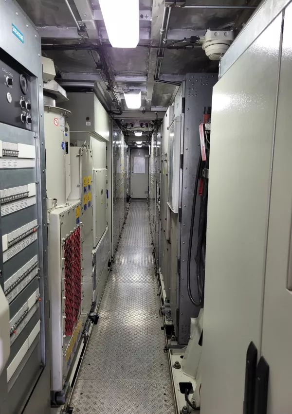 lokomotiva Siemens notranjost / Foto: Katja Gleščič 