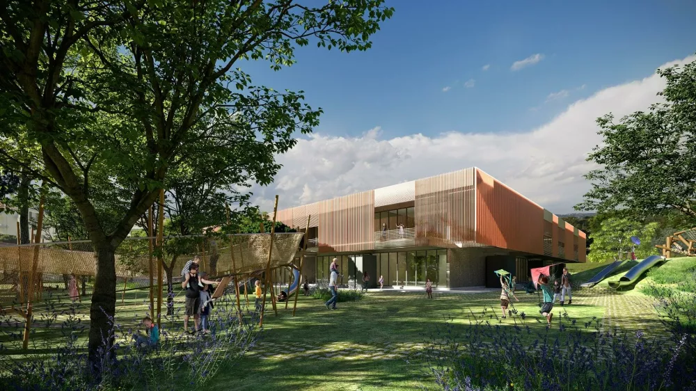 Največja investicija prihodnjega leta bo gradnja novega vrtca v Luciji. W Jereb in Budja arhitekti
