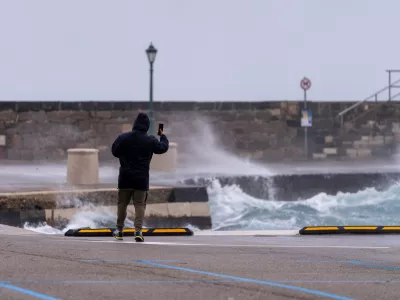 Hrvaška, burja. Foto: Pixsell