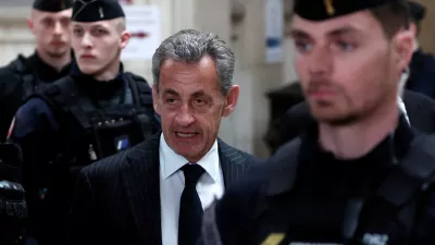 Former French President Nicolas Sarkozy arrives for the decision in his appeal trial in the "Bygmalion" case, which concerns the illegal financing of his lost presidential campaign in 2012, at the courthouse in Paris, France, February 14, 2024. REUTERS/Gonzalo Fuentes / Foto: Gonzalo Fuentes
