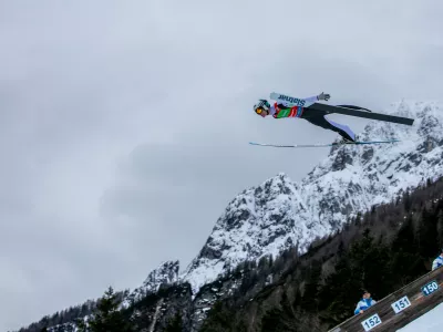 Domen Prevc30.03.2025 - finale svetovnega pokala v smučarskih skokih, moški, posamična tekma; PLANICA 2025Foto: Luka Cjuha / Foto: Luka Cjuha