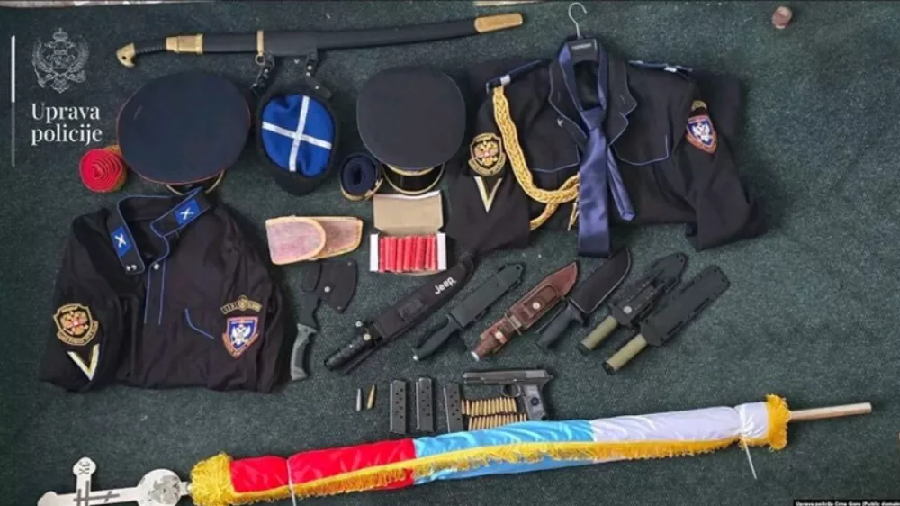 Črna gora, proruski plačanci, policija, hišna preiskavaNovember 2025