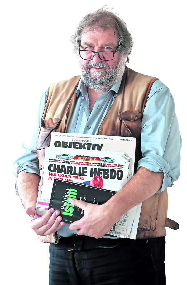 14.06.2017 - Ervin Hladnik MilharÄiÄ, kolumnist- Dnevnik 2017 - portreti za komentarje in kolumne - kolumnisti - novinarji - novinar//FOTO: TomaÅ¾ Skale ------PERMANENT !!!COLOR za kolumno