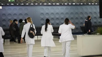  - 09.01.2024 – opozorilna stavka zdravnikov in zobozdravnikov - zdravniki in zobozdravniki zaradi neuresničenih zavez vlade iz že sklenjenih sporazumov opozorilno stavkali. protest //FOTO: Nik Erik Neubauer 