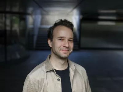 2.4.2025 - Nik Škrlec, slovenski dramski igralec in televizijski voditelj,Foto: Luka Cjuha