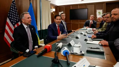 Ukrajinska in ameriška delegacija začeli pogovore