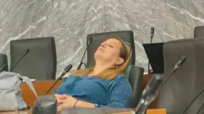 Lena Grgurević v parlamentu ni spala, kot so namigovali njeni parlamentarni kolegi, ampak razmišljala. 