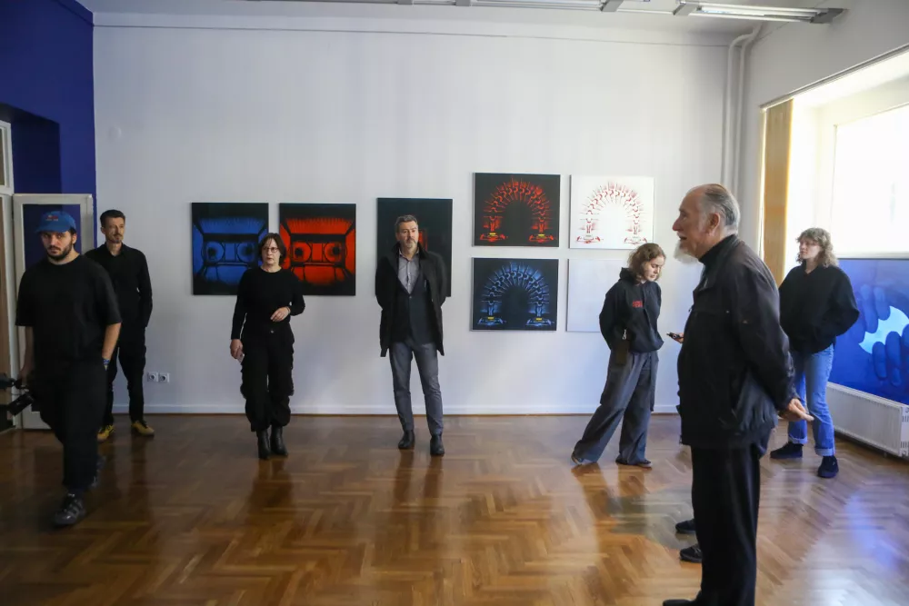 5.11.2025 - Odprtje razstave Stane Jagodič: Zakaj?Foto: Luka Cjuha