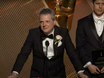 Jernej Barbič, dobitnik tehničnega oskarja 2025 / Foto: Zajem Zaslona