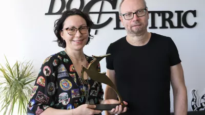 04.11.2025 - Ana Gligorijević in Jure Leskovec, Docentric, Zlata gazela 2025Foto: Nik Erik Neubauer  / Foto: Nik Erik Neubauer