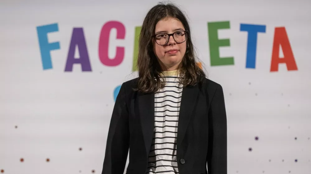 Brina Jug je bila razgla&scaron;ena tudi za Faco leta, naziv, ki ga podeljujejo pri Časorisu. / Foto: Mankica Kranjec Ducheyne