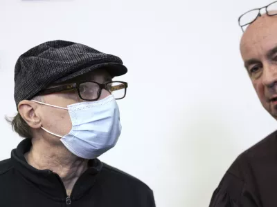 - 11.04.2024 - obtoženi napeljevanja k umoru Michel Stephan //FOTO: Jaka Gasar