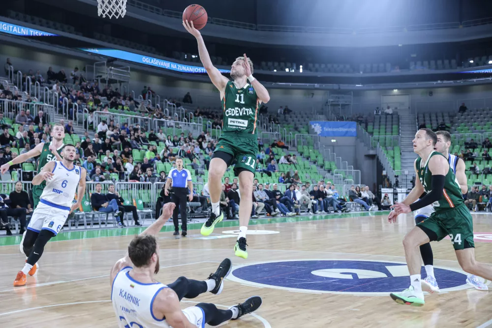 Jaka Blažič- 29.10.2025 - košarka - Olimpija: Neptunas//FOTO: Jaka Gasar / Foto: Jaka Gasar