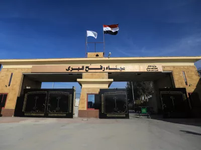 FILED - 19 January 2025, Egypt, Rafah: General view of the Rafah border crossing between Egypt and the Palestinian territories. Photo: Gehad Hamdy/dpa
