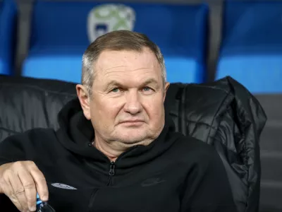 Selektor Matjaž Kek15.11.2025 - Nogomet reprezentanca slovenije- kvalifikacije za svetovno prvenstvo - Slovenija in Kosovo - stadion StožiceFoto: Luka Cjuha