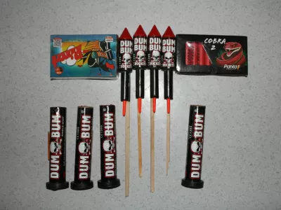 policija zasegla pirotehniko