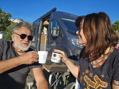 Zvone in Romana &Scaron;eruga / Foto: Osebni Arhiv 