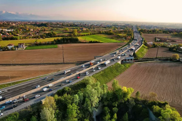 Italija, avtocesta, zastoj, Torino. Foto: Reuters/Alamy