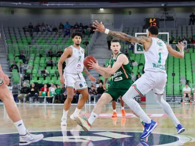 Cedevita Olimpija - Slask Vroclav, evropski pokalFoto: Jaka Gasar4. 12. 2025