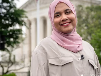 Karim, se nikoli ni želela preseliti v tretjo državo. A potem je postalo v begunskih taboriščih zanjo preveč nevarno. / Foto: Nn