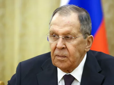 09 December 2025, Russia, Moscow: Russia's Minister of Foreign Affairs Sergei Lavrov during a meeting with Hungary's Minister of Foreign Affairs and Trade Peter Szijjarto. Photo: Sergei Karpukhin/TASS via ZUMA Press/dpa