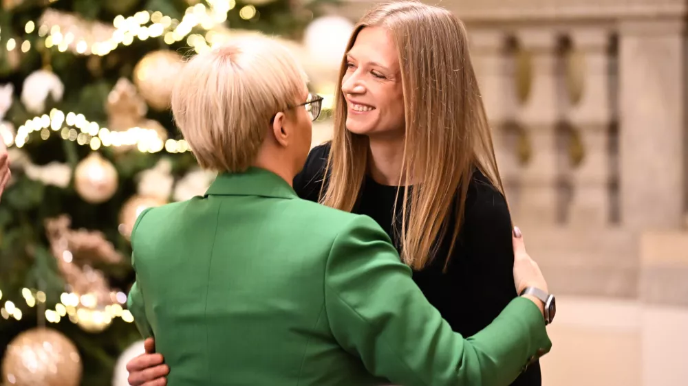 09.12. 2025 - Sprejem slovenskih športnikov in športnic ter trenerjev pri predsednici države - Športnik leta 2025 FOTO: Nik Erik Neubauer