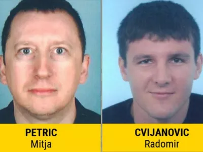 Mitja Petrič in Radovan Cvijanović sta se znašla na seznamu najbolj iskanih evropskih ubežnikov. 