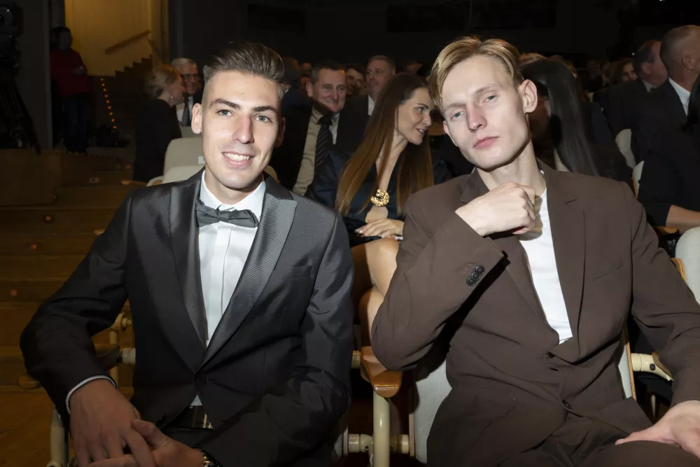 Timi ZajcLovro Kos09.12. 2025 Športnik leta 2025 Foto: Nik Erik Neubauer