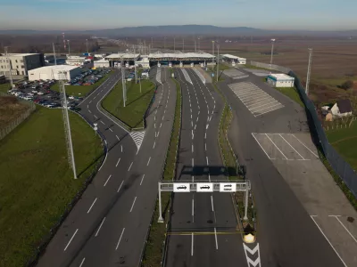 Gradiška, prenovljeni mejni prehod med Hrvaško in BiH. Foto: Pixsell