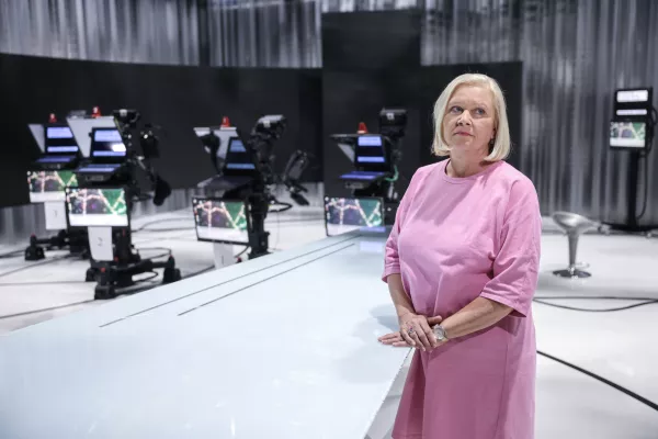 - 13.05.2025 - generalna direktorica RTV Natalija Goršak//FOTO: Jaka GasarOPOMBA: ZA OBJEKTIV - INTERVJU