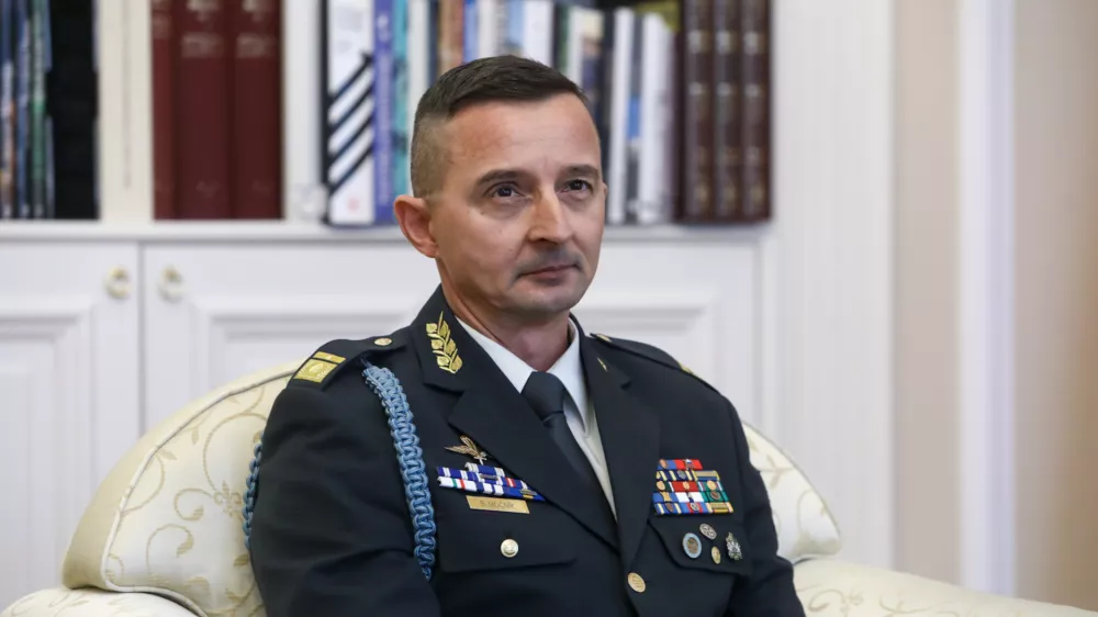 11.12.2025 - novi načelnik General&scaron;taba Slovenske vojske Bo&scaron;tjan MočnikFoto: Luka Cjuha