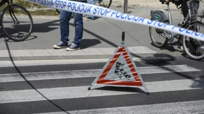 05.06.2025 - Simbolična fotografija Policija - prometna nesreča - policijski trakFoto: Luka Cjuha