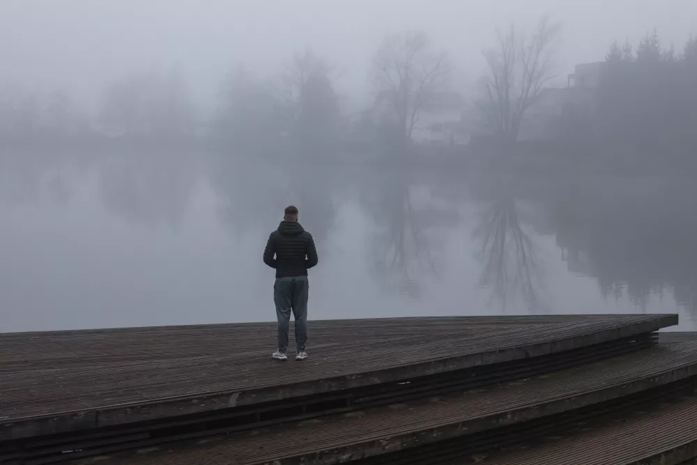 - 12.12.2025 - reportaža megla - Koseški bajer//FOTO: Jaka Gasar
