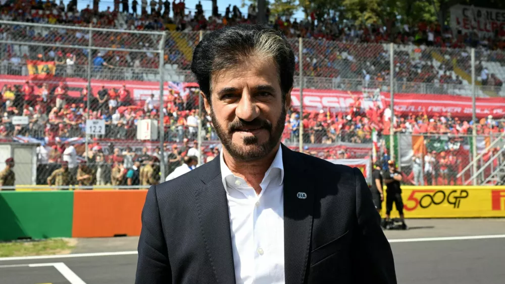 FILE PHOTO: Formula One F1 - Italian Grand Prix - Autodromo Nazionale Monza, Monza, Italy - September 7, 2025 FIA president Mohammed ben Sulayem before the race REUTERS/Jennifer Lorenzini/File Photo