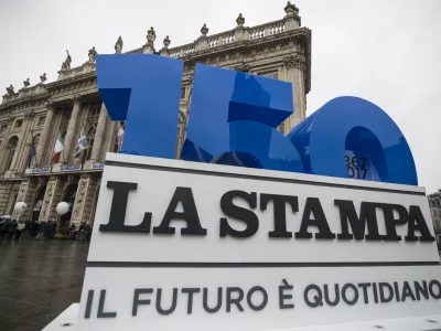 February 9, 2017 - Turin, Piedmont, Italy - Turin, Italy-February 9, 2017: Photographic Exhibition of 150 Years ''La Stampa'' at Palazzo Madama in Turin, Italy (Credit Image: © Stefano Guidi via ZUMA Wire)