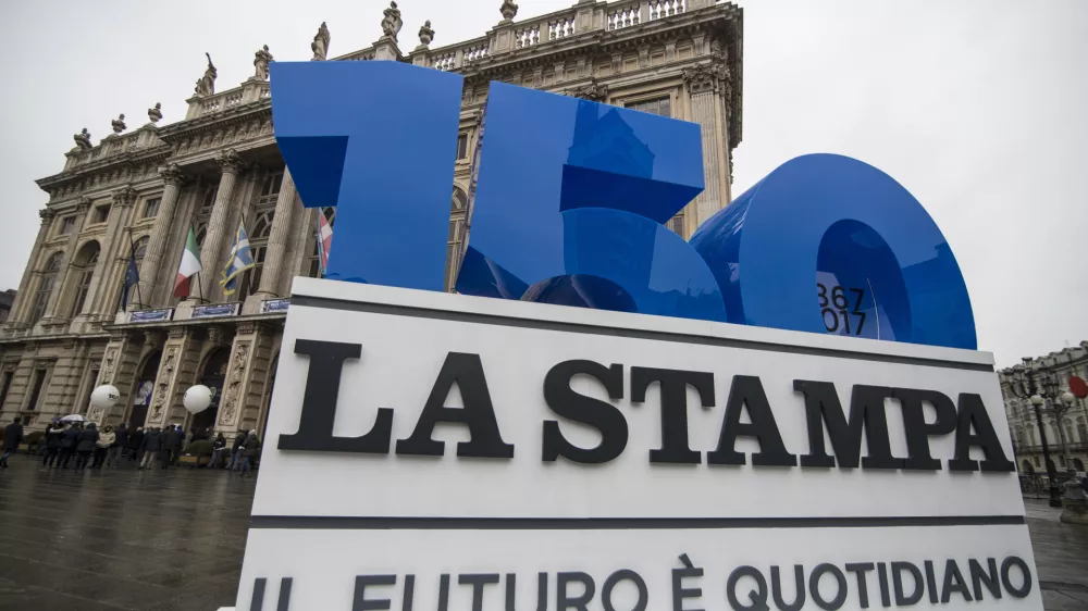 February 9, 2017 - Turin, Piedmont, Italy - Turin, Italy-February 9, 2017: Photographic Exhibition of 150 Years ''La Stampa'' at Palazzo Madama in Turin, Italy (Credit Image: © Stefano Guidi via ZUMA Wire)