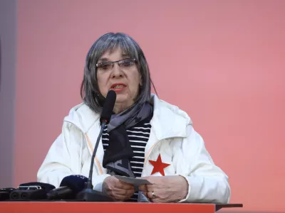 Svetlana Makarovič16.11.2025 - ustanovni kongres stranke Mi, socialisti! - dvorana Tabor - stranka Mi, socialistiFoto: Luka Cjuha