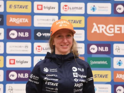 - Polona KLemenčič,- 07.10.2025. Predstavitev reprezentanc Smučarske zveze Slovenije za novo tekmovalno sezono.//FOTO: Bojan Velikonja