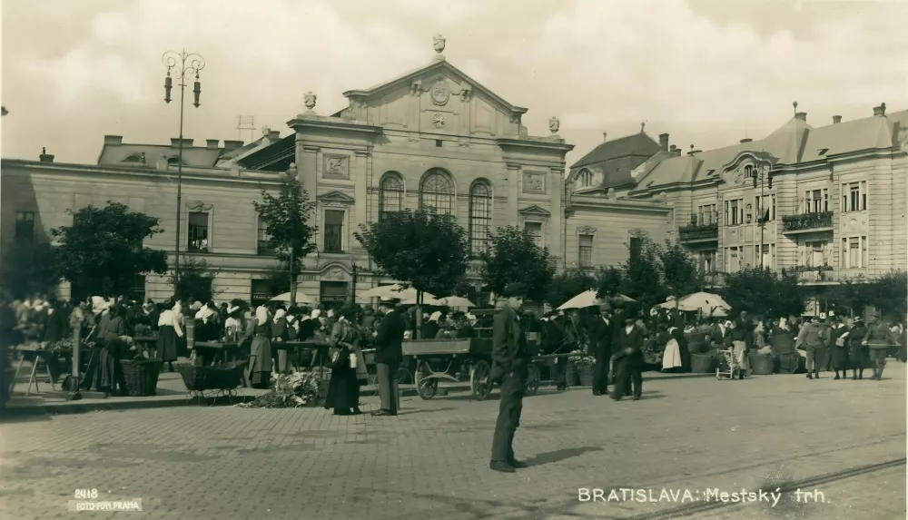 Stara pokrita tržnica v Bratislavi / Foto: Nn