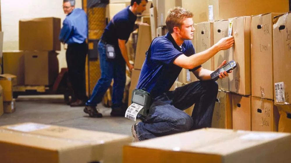 skladišče delavci skladiščniki