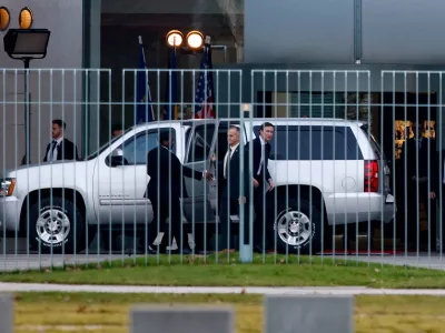 U.S. President Donald Trump's son-in-law Jared Kushner arrives at the Chancellery in Berlin, Germany, December 14, 2025. REUTERS/Axel Schmidt   TPX IMAGES OF THE DAY