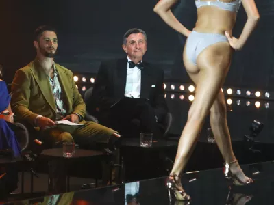 žirija Borut Pahor03.09.2025 - Miss Universe Slovenije 2025 - Odiseja Foto: Luka Cjuha