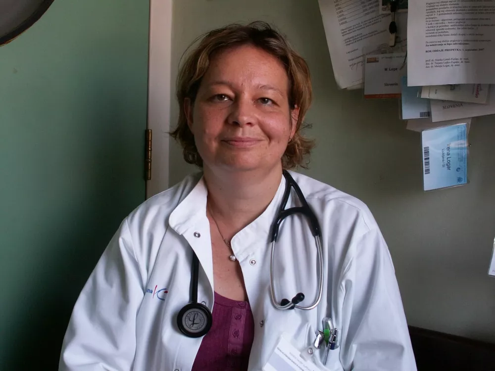 Doc. dr. Mateja Logar Infekcijska klinika / Foto: Meta Černoga