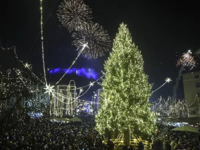 - 01.01.2025 - praznovanje novega leta - novo leto 2025//FOTO: Jaka Gasar