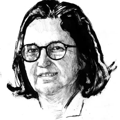 Vesna Vaupotič, kolumna, Mislim svoje mesto, karikatura, Matej Stupica